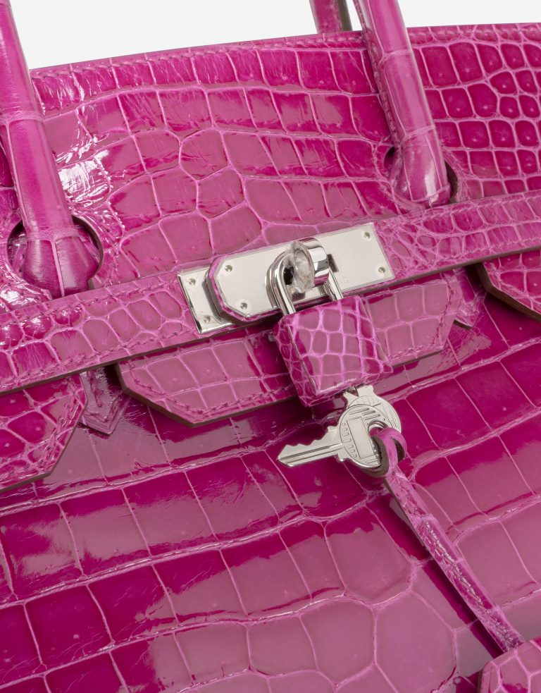 Hermès Birkin 35 Porosus Crocodile Rose Scheherazade