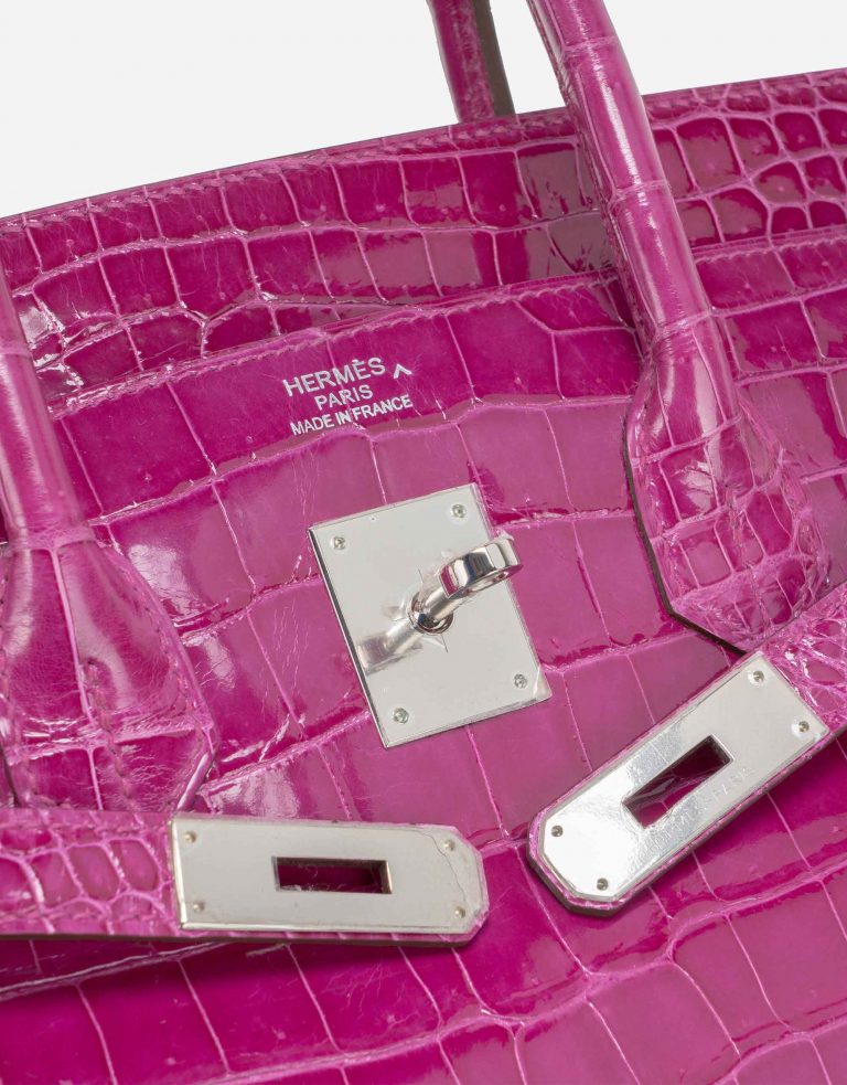 Hermès Birkin 35 Porosus Crocodile Rose Scheherazade
