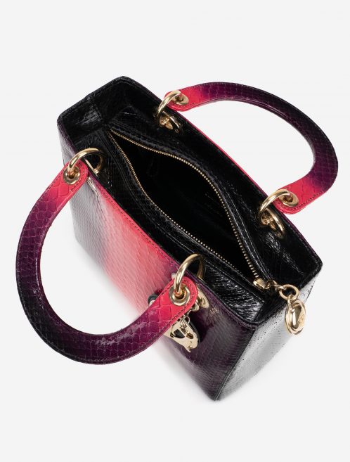 Pre-owned Dior bag Lady Medium Python Pink Pink | Sell your designer bag on Saclab.com