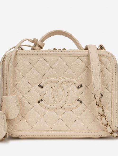 Chanel Vanity Medium Caviar Beige