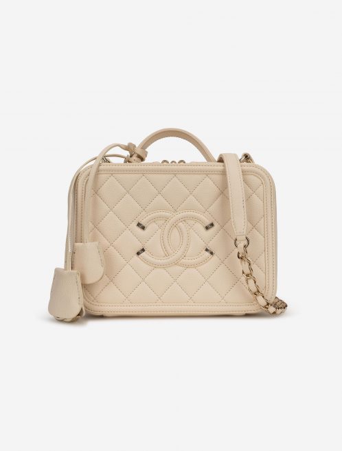 Chanel Vanity Medium Caviar Beige