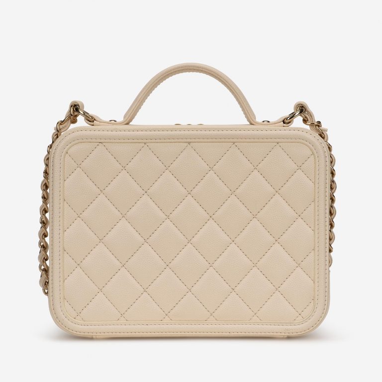 Chanel Vanity Medium Caviar Beige