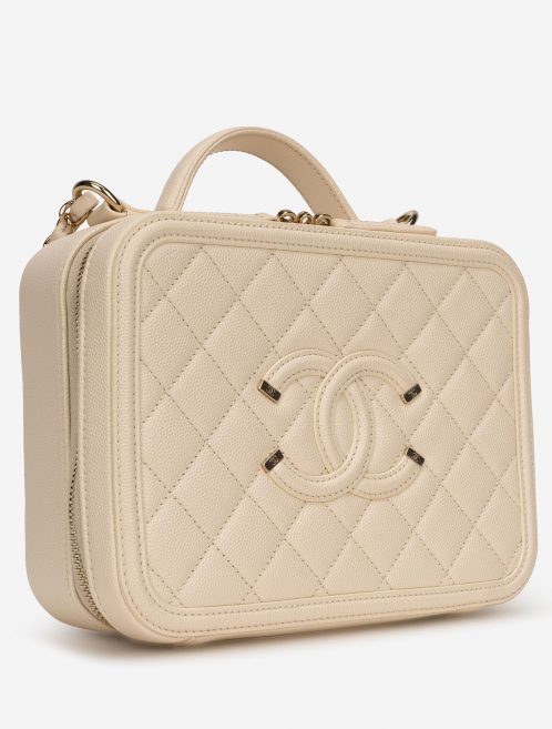 Chanel Vanity Medium Caviar Beige