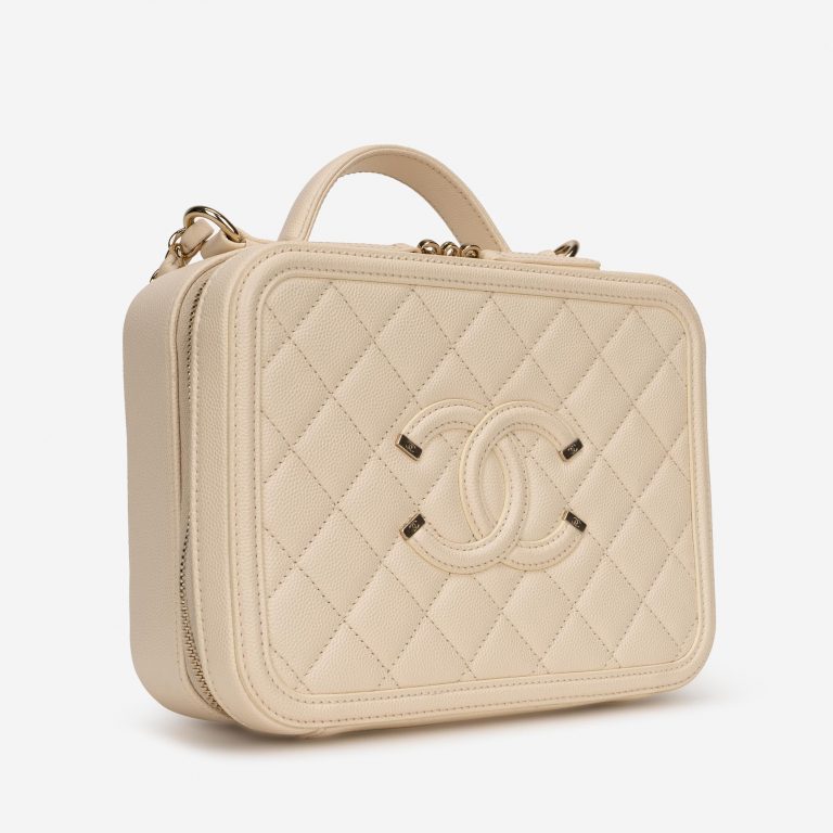 Chanel Vanity Medium Caviar Beige