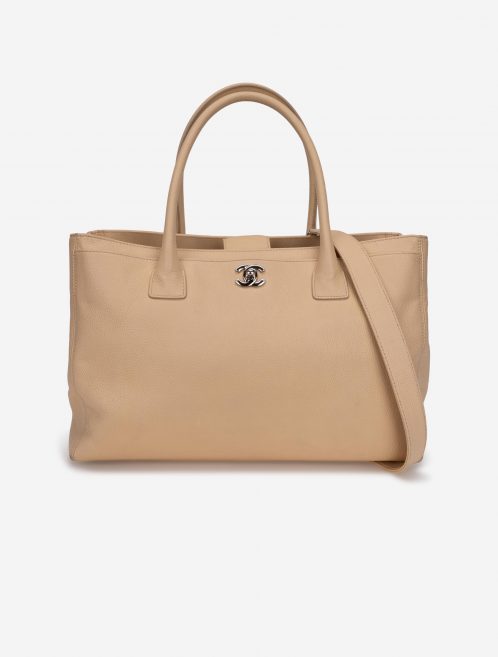 Pre-owned Chanel bag Executive Tote Calf Beige Beige | Sell your designer bag on Saclab.com
