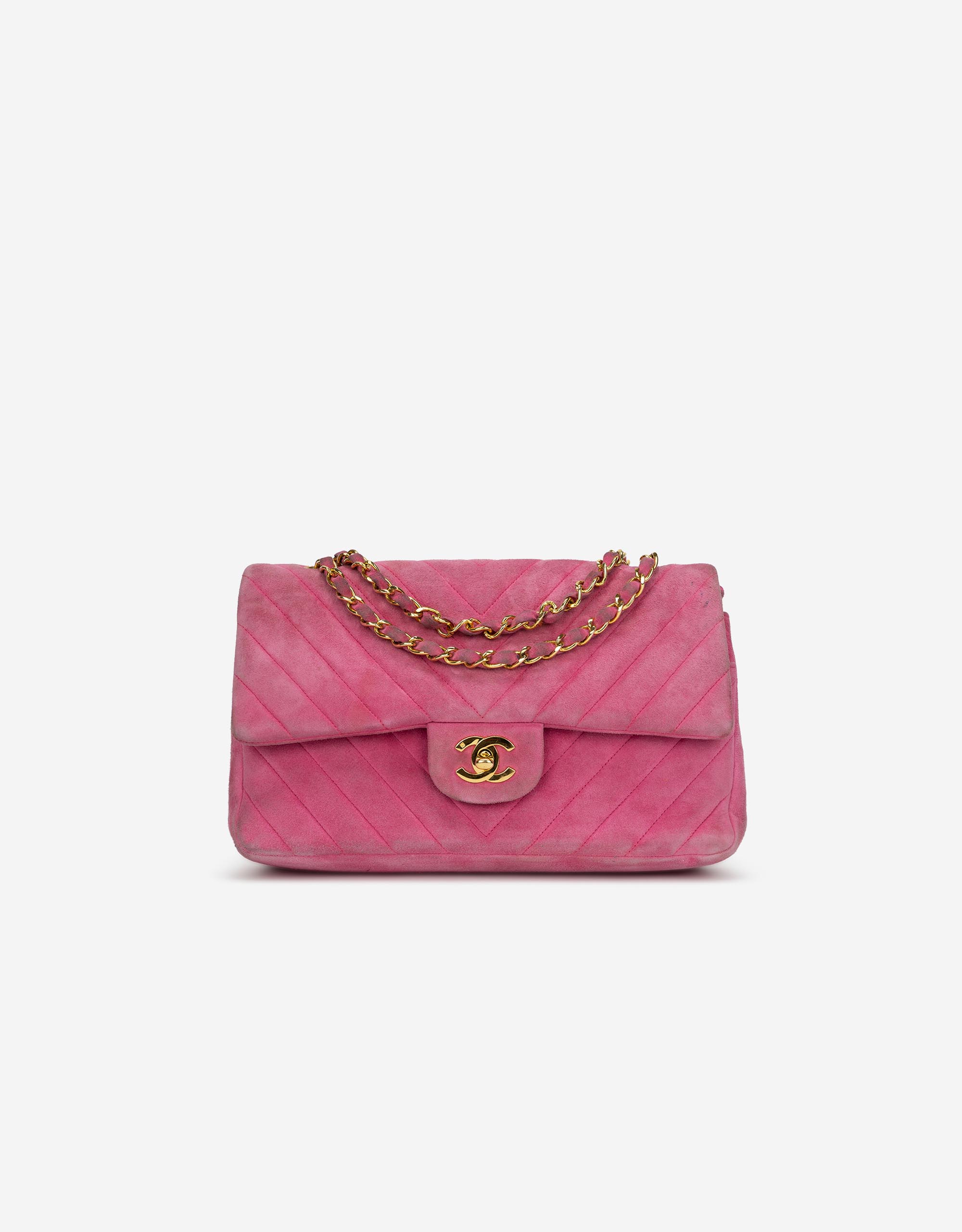 ◆Sienne◆ Luka Real Suede Bag Pink S5SAC02PK VERSACE Suede Crystal Studded Micro La Medusa Bag Pink