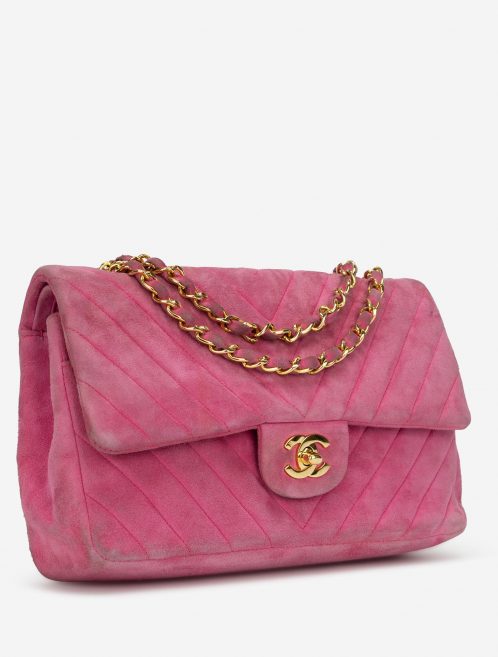Pre-owned Chanel bag Timeless Medium Suede Pink Pink | Sell your designer bag on Saclab.com