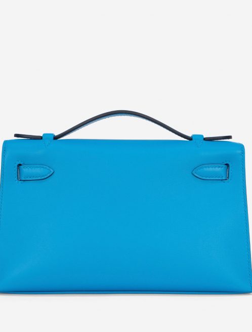 Pre-owned Hermès bag Kelly Pochette Swift Blue Frida Blue | Sell your designer bag on Saclab.com