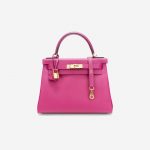 Hermès Kelly 28 Veau Madame Rose Pourpre