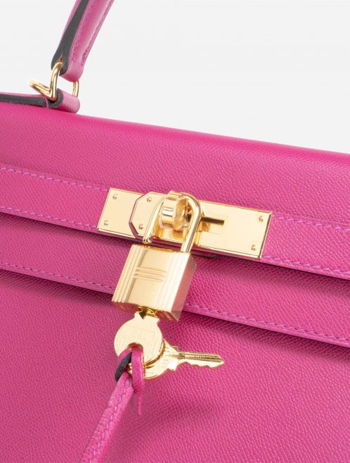 Hermès Kelly 28 Veau Madame Rose Pourpre