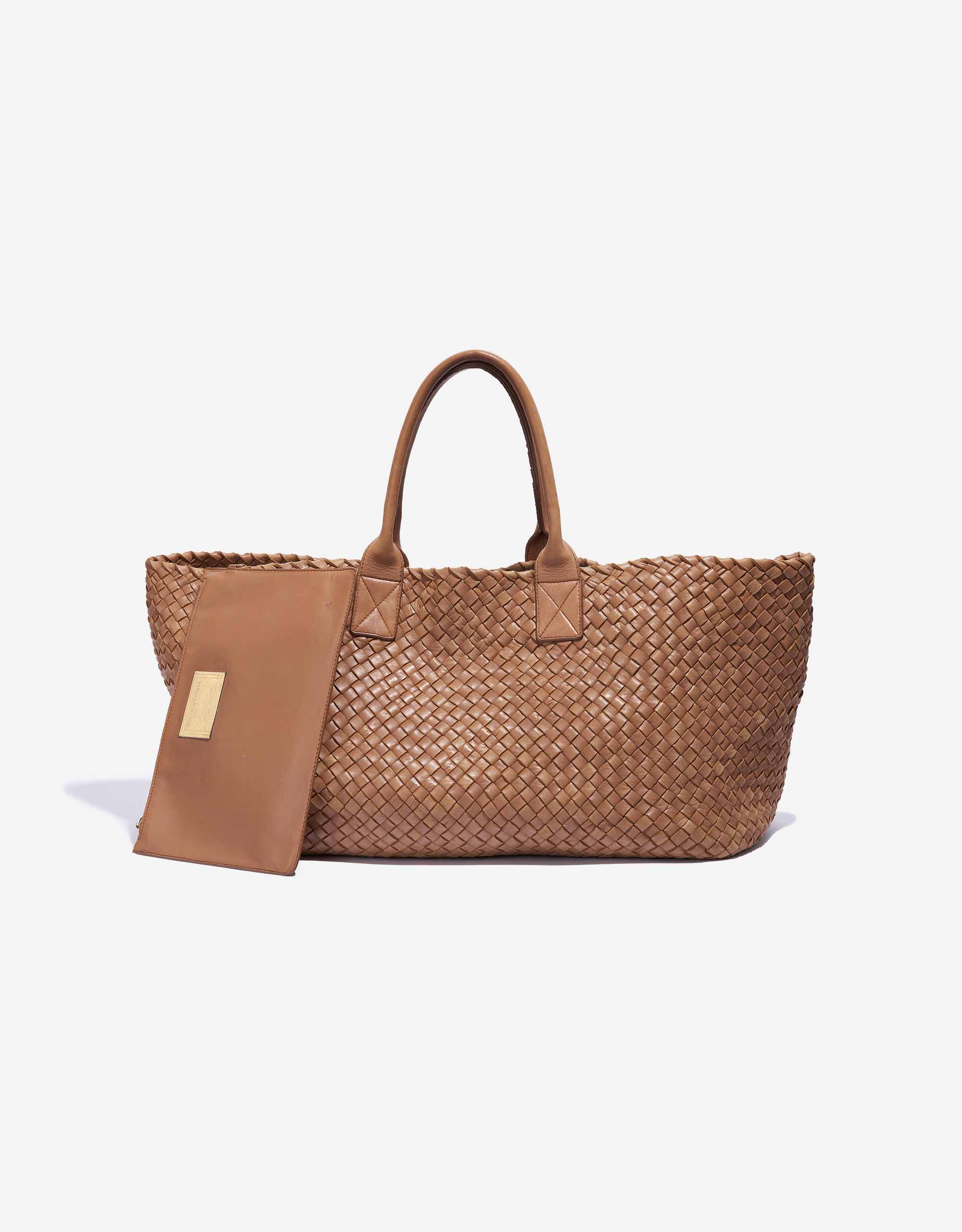 Bottega Veneta Cabat Large Intrecciato Camel | SACLÀB