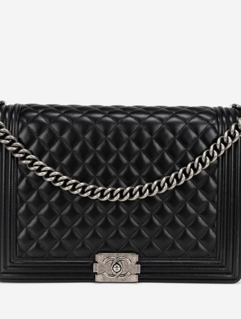Chanel Boy Large Lamb Black Front
