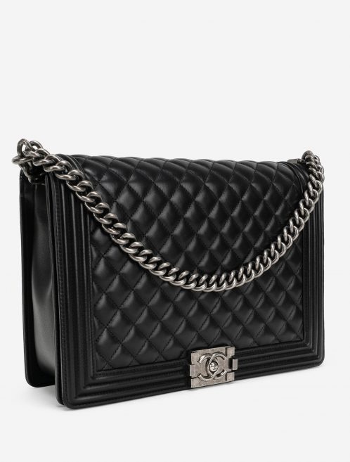Chanel Boy Large Lamb Black Side