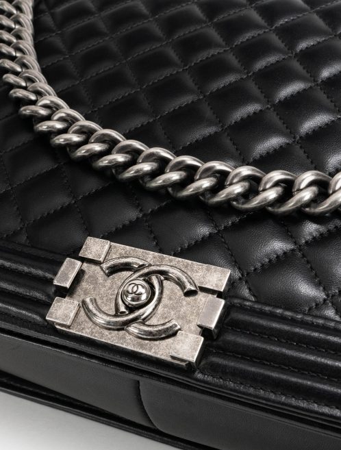 Chanel Boy Large Lamb Black Hardware