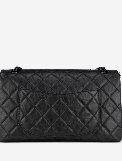 Chanel 2.55 226 So Black Aged Calfskin Back
