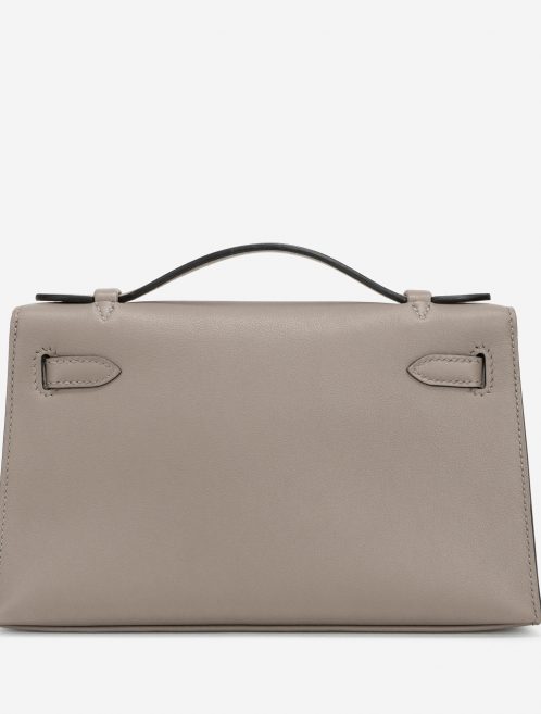Hermès Kelly Pochette Swift Gris Asphalte Back