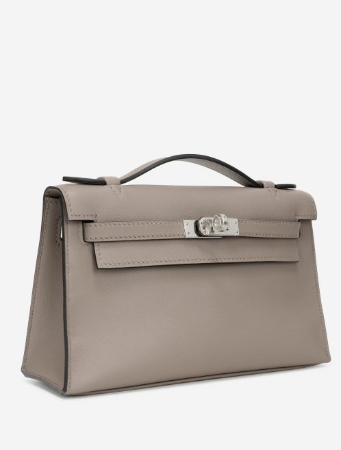 Hermès Kelly Pochette Swift Gris Asphalte Side