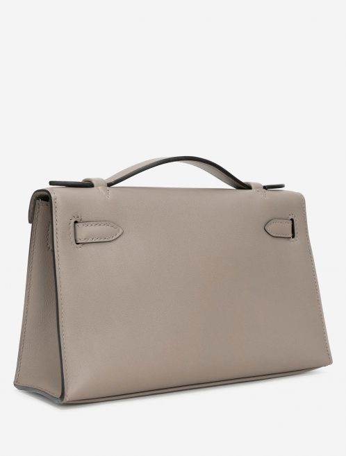 Hermès Kelly Pochette Swift Gris Asphalte Back Side