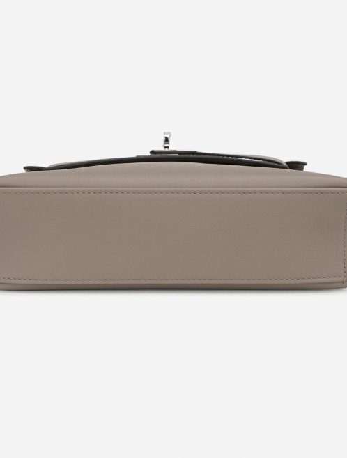 Hermès Kelly Pochette Swift Gris Asphalte Bottom