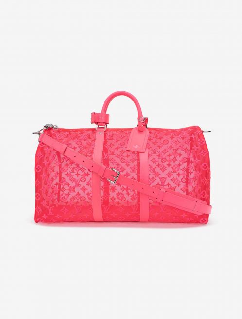 Louis Vuitton Keepall Large Mesh / Monogram Pink