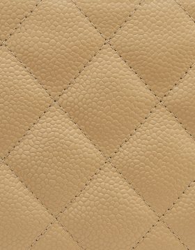 Chanel Beige Caviar leather