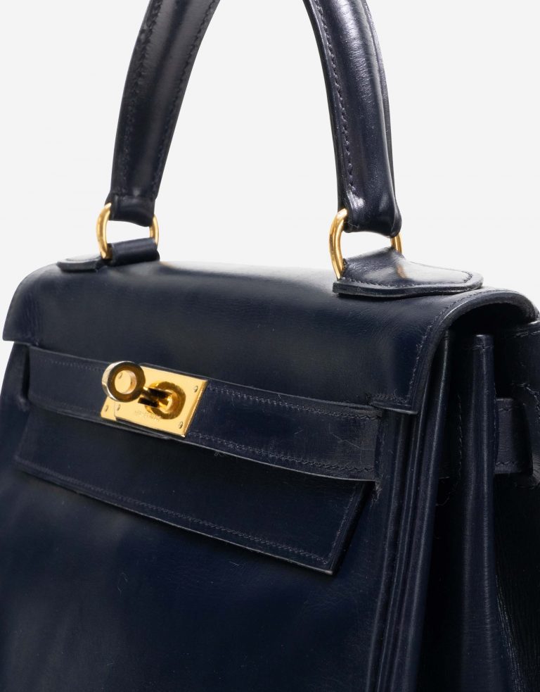 Hermès Kelly 28 Box Bleu Marine