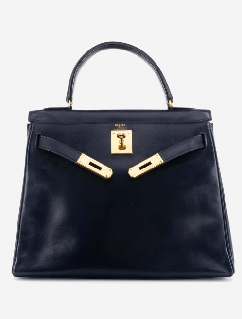 Hermès Kelly 28 Box Bleu Marine