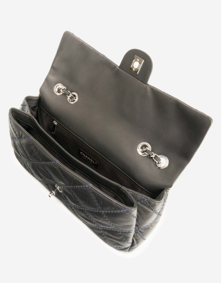 Pre-owned Chanel bag Timeless Baguette Lamb Graphite Brown | Sell your designer bag on Saclab.com