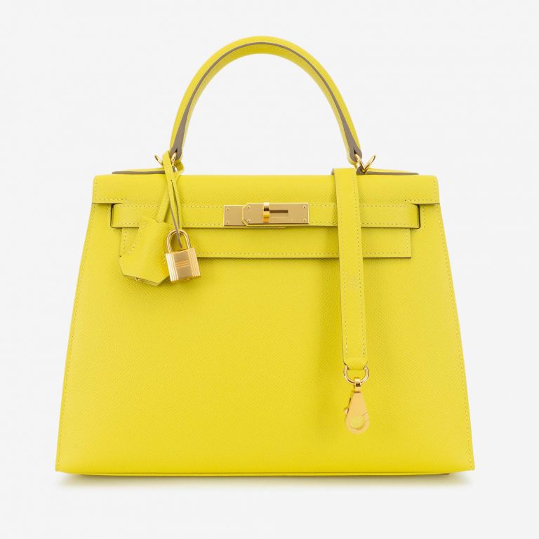 Hermès Kelly 28 Epsom Lime