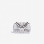 Chanel Timeless Small Python Silver