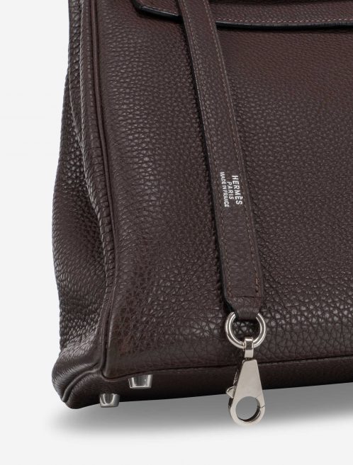 Hermès Kelly 35 Clemence Chocolate
