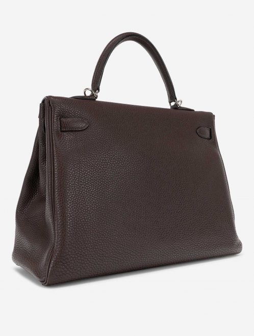 Hermès Kelly 35 Clemence Chocolate