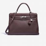 Hermès Kelly 35 Clemence Chocolate