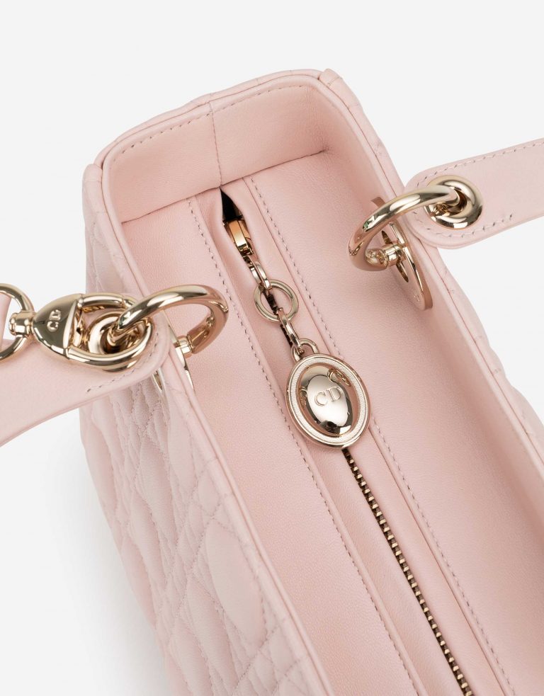 Dior Lady Medium Calf Rose