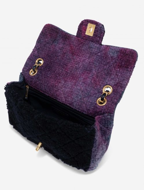 Chanel Timeless Small Shearling / Tweed Blue