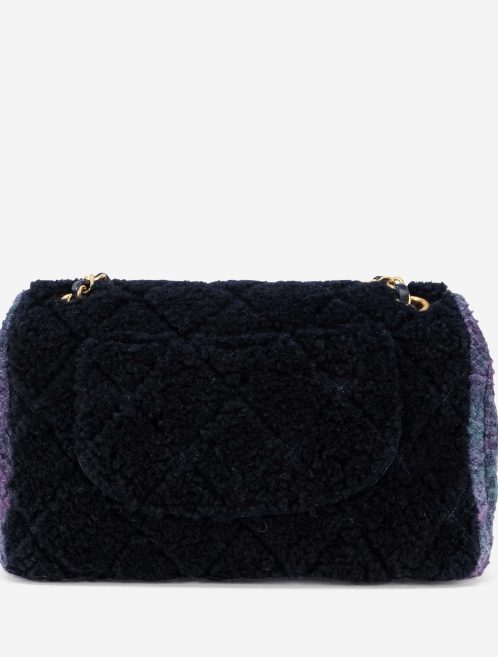 Chanel Timeless Small Shearling / Tweed Blue