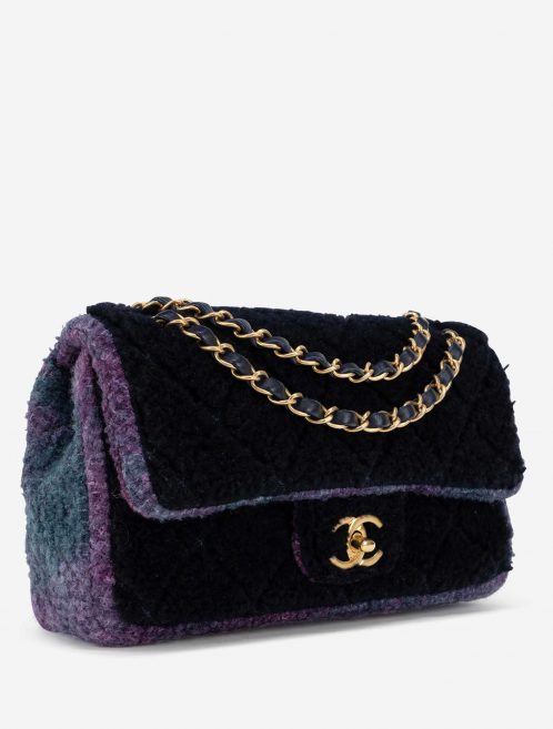 Chanel Timeless Small Shearling / Tweed Blue