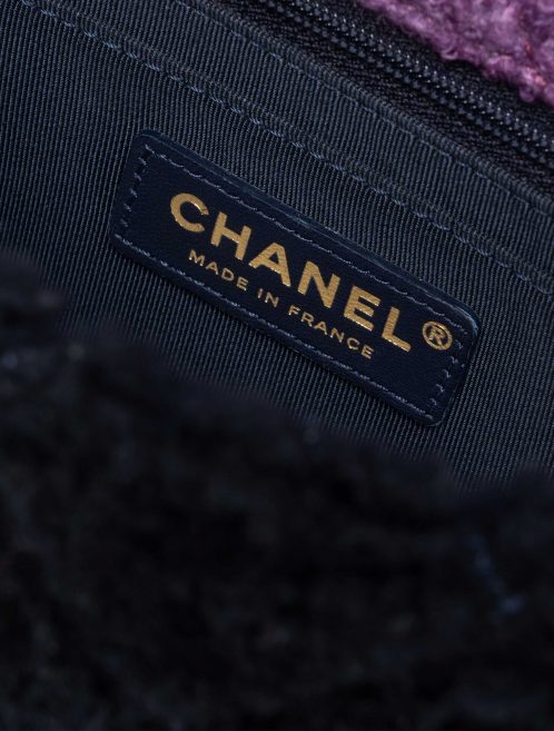 Chanel Timeless Small Shearling / Tweed Blue