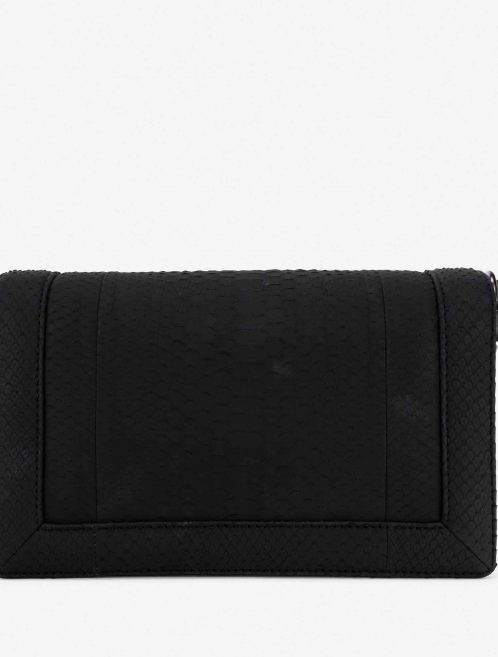 Chanel Boy Medium Python So Black