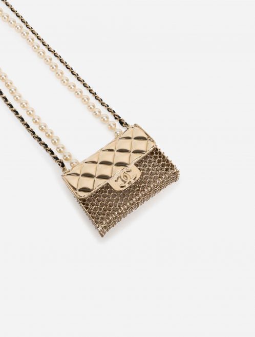 Pre-owned Chanel bag Timeless Micro Necklace Gold | Sell your designer bag on Saclab.com