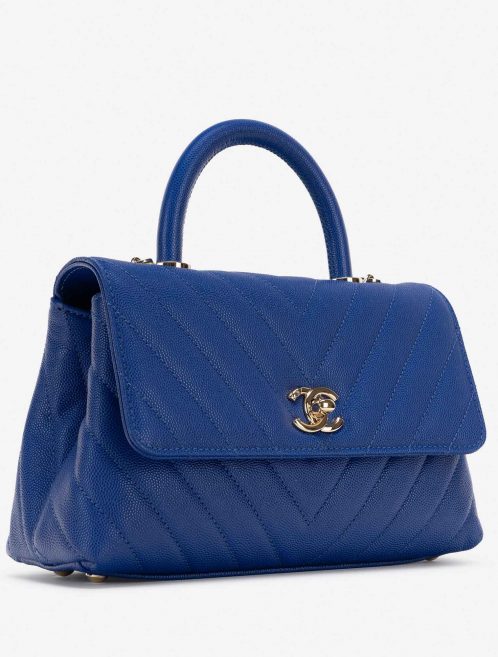 Chanel Timeless Handle Small Caviar Blue