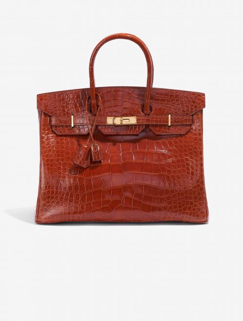 Hermès Birkin 35 Alligator Mississippi Marron