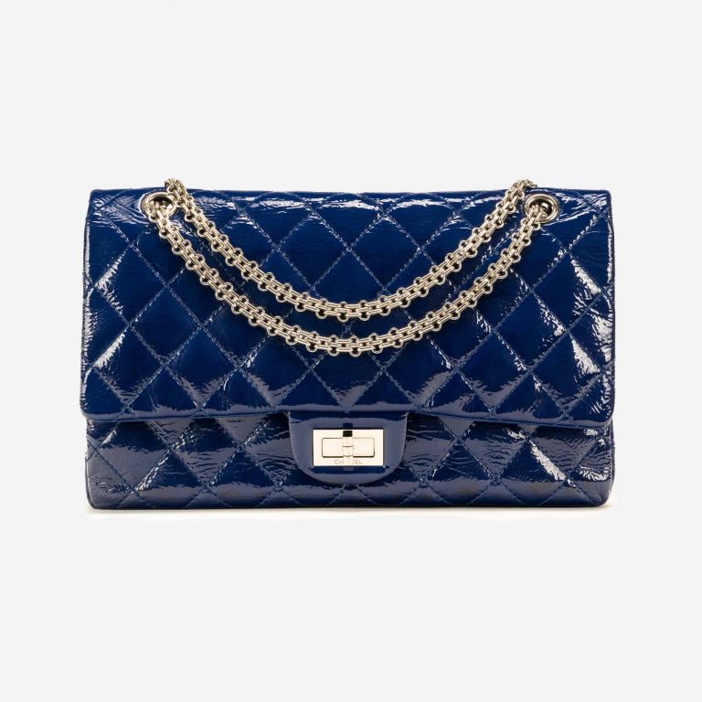 Chanel 2.55 277 Patent Leather Blue
