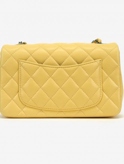 Chanel Rainbow Timeless Mini Rectangular Lamb Yellow / Petrol