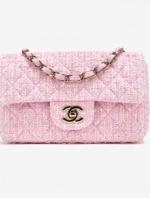 Chanel Timeless Mini Rectangular Tweed Pink