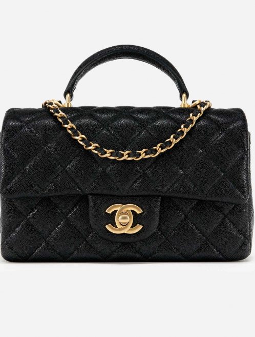 Chanel Timeless Mini Handle Caviar Black