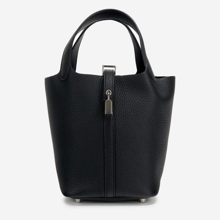 Hermès Picotin 18 Clemence Black