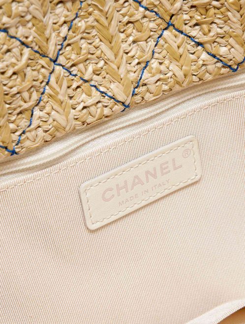 Chanel Shopper PVC / Straw Blue / Transparent