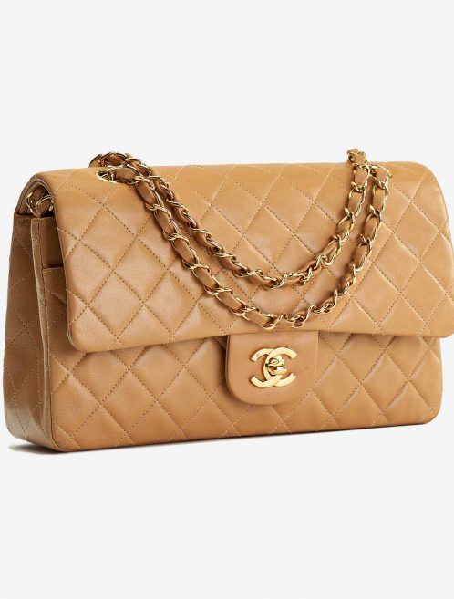 Pre-owned Chanel bag Timeless Medium Calf Beige Beige | Sell your designer bag on Saclab.com