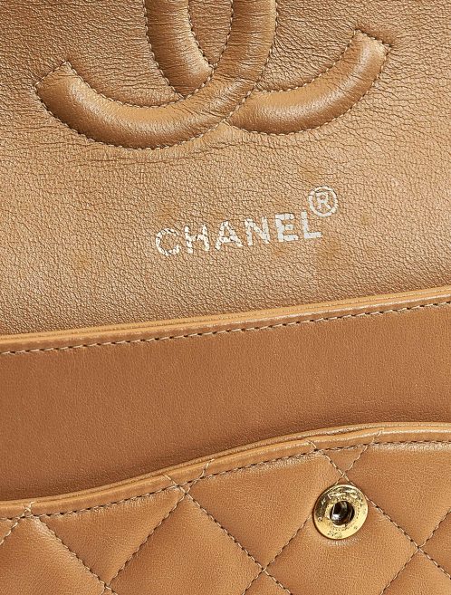 Pre-owned Chanel bag Timeless Medium Calf Beige Beige | Sell your designer bag on Saclab.com